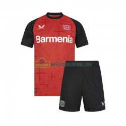 Bayer 04 Leverkusen Trøje Børn Hjemmebane Fodboldsæt 2024-2025 Kortærmet