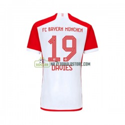 FC Bayern München Trøje Alphonso Davies 19 Mænd Hjemmebane Fodboldsæt 2023-2024 Kortærmet