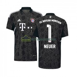 FC Bayern München Trøje Manuel Neuer 1 Målmand Mænd Udebane Fodboldsæt 2022-2023 Kortærmet