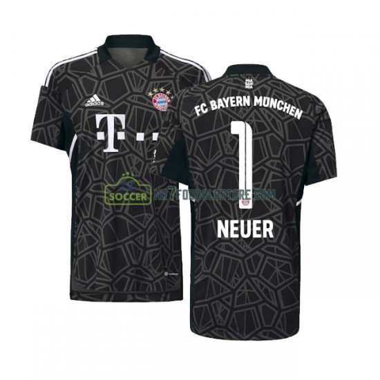 FC Bayern München Trøje Manuel Neuer 1 Målmand Mænd Udebane Fodboldsæt 2022-2023 Kortærmet