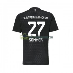 FC Bayern München Trøje Yann Sommer 27 Målmand Mænd Hjemmebane Fodboldsæt 2023-2024 Kortærmet