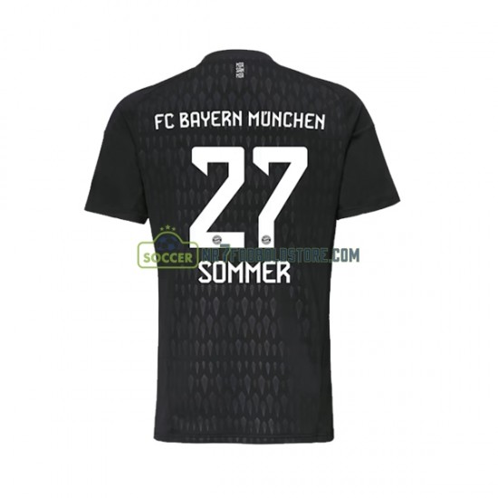 FC Bayern München Trøje Yann Sommer 27 Målmand Mænd Hjemmebane Fodboldsæt 2023-2024 Kortærmet