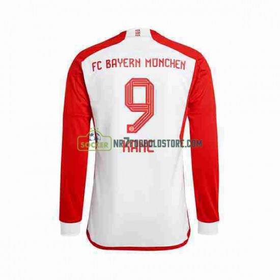 FC Bayern München Trøje Harry Kane 9 Mænd Hjemmebane Fodboldsæt 2023-2024 Langærmet