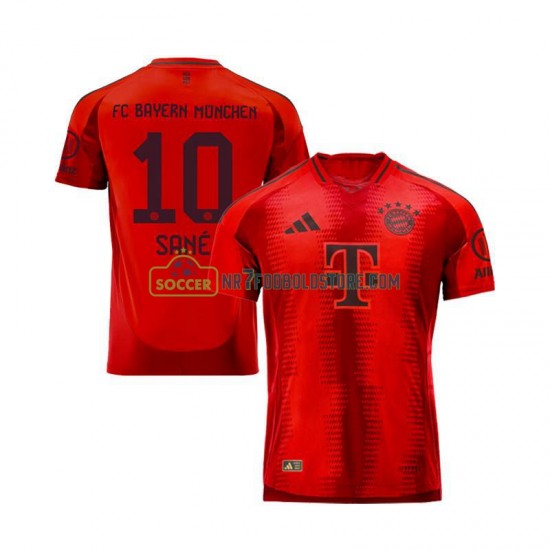 FC Bayern München Trøje Leroy Sane 10 Mænd Hjemmebane Fodboldsæt 2024-2025 Kortærmet