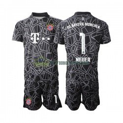 FC Bayern München Trøje Manuel Neuer 1 Målmand Børn Hjemmebane Fodboldsæt 2022-2023 Kortærmet