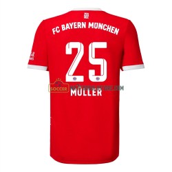 Bayern München Trøje Muller 25 Hjemmebane Fodboldsæt 2022-2023 Kortærmet