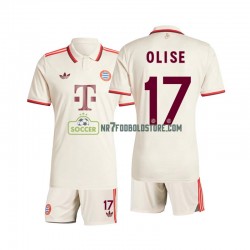 FC Bayern München Trøje Olise 17 Børn 3. Valg Fodboldsæt 2024-2025 Kortærmet