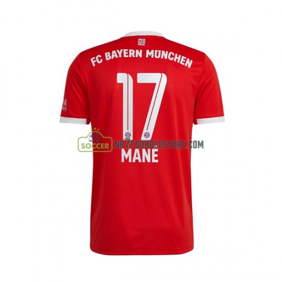 FC Bayern München Trøje Sadio Mane 17 Mænd Hjemmebane Fodboldsæt 2022-2023 Kortærmet