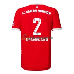 Bayern München Trøje Upamecano 2 Hjemmebane Fodboldsæt 2022-2023 Kortærmet