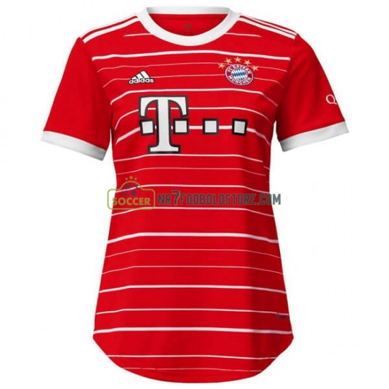 Bayern München Trøje Dame Hjemmebane Fodboldsæt 2022-2023 Kortærmet