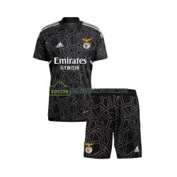Benfica Trøje Målmand Børn Udebane Fodboldsæt 2022-2023 Kortærmet