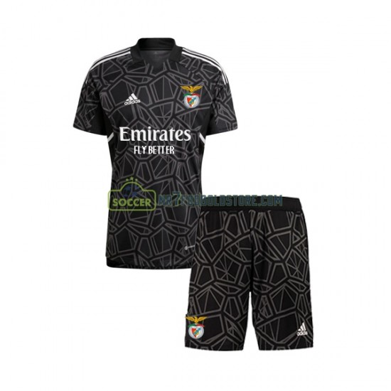 Benfica Trøje Målmand Børn Udebane Fodboldsæt 2022-2023 Kortærmet