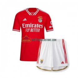 Benfica Trøje Børn Hjemmebane Fodboldsæt 2023-2024 Kortærmet
