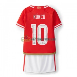 Benfica Trøje Orkun Kokcu 10 Børn Hjemmebane Fodboldsæt 2023-2024 Kortærmet