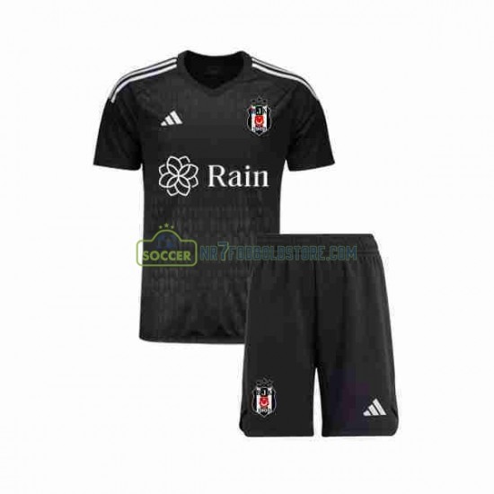 Besiktas Trøje Målmand Børn Hjemmebane Fodboldsæt 2023-2024 Kortærmet