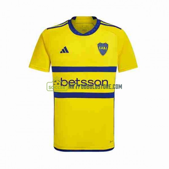 Trøje Boca Juniors Mænd Udebane Fodboldsæt 2023-2024 Kortærmet