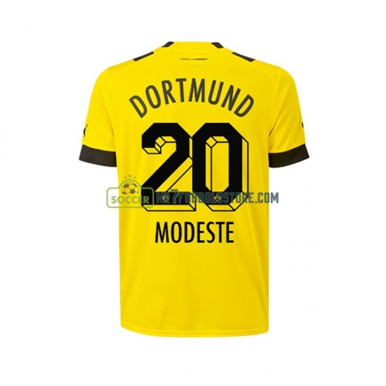 Borussia Dortmund Trøje Anthony Modeste 20 Mænd Hjemmebane Fodboldsæt 2022-2023 Kortærmet