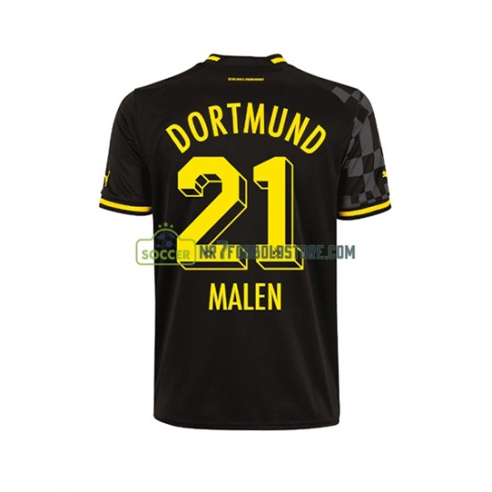 Borussia Dortmund Trøje Donyell Malen 21 Mænd Udebane Fodboldsæt 2022-2023 Kortærmet