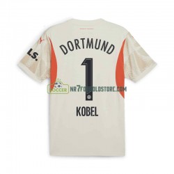 Borussia Dortmund Trøje Gregor Kobel 1 Målmand Mænd Hjemmebane Fodboldsæt 2024-2025 Kortærmet