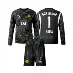 Borussia Dortmund Trøje Gregor Kobel 1 Målmand Børn 4. Valg Fodboldsæt 2024-2025 Langærmet