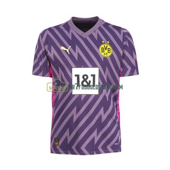 Borussia Dortmund Trøje Målmand Mænd Hjemmebane Fodboldsæt 2023-2024 Kortærmet