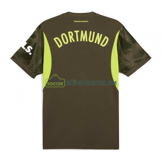 Borussia Dortmund Trøje Målmand Mænd Hjemmebane Fodboldsæt 2024-2025 Kortærmet