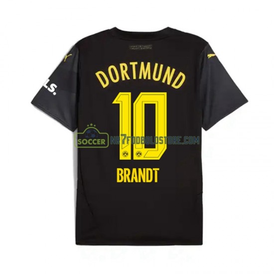 Borussia Dortmund Trøje Julian Brandt 10 Mænd Udebane Fodboldsæt 2024-2025 Kortærmet