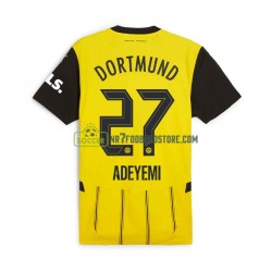 Borussia Dortmund Trøje Karim Adeyemi 27 Mænd Hjemmebane Fodboldsæt 2024-2025 Kortærmet