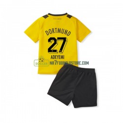 Borussia Dortmund Trøje Karim Adeyemi 27 Børn Hjemmebane Fodboldsæt 2022-2023 Kortærmet
