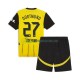 Borussia Dortmund Trøje Karim Adeyemi 27 Børn Hjemmebane Fodboldsæt 2024-2025 Kortærmet