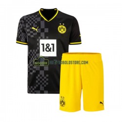 Borussia Dortmund Trøje Børn Udebane Fodboldsæt 2022-2023 Kortærmet