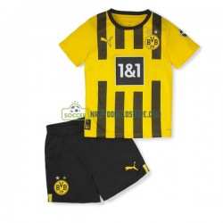 Borussia Dortmund Trøje Børn Hjemmebane Fodboldsæt 2022-2023 Kortærmet