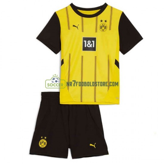 Borussia Dortmund Trøje Børn Hjemmebane Fodboldsæt 2024-2025 Kortærmet