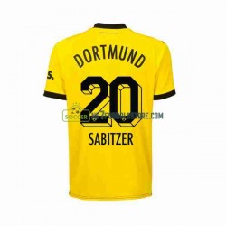 Borussia Dortmund Trøje Marcel Sabitzer 20 Mænd Hjemmebane Fodboldsæt 2023-2024 Kortærmet