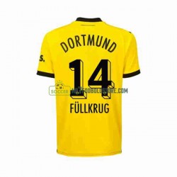 Borussia Dortmund Trøje Niclas Fullkrug 14 Mænd Hjemmebane Fodboldsæt 2023-2024 Kortærmet