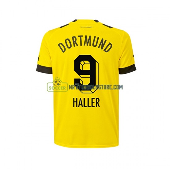 Borussia Dortmund Trøje Sebastien Haller 9 Mænd Hjemmebane Fodboldsæt 2022-2023 Kortærmet
