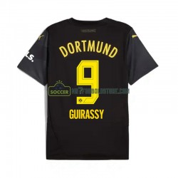 Borussia Dortmund Trøje Serhou Guirassy 9 Mænd Udebane Fodboldsæt 2024-2025 Kortærmet