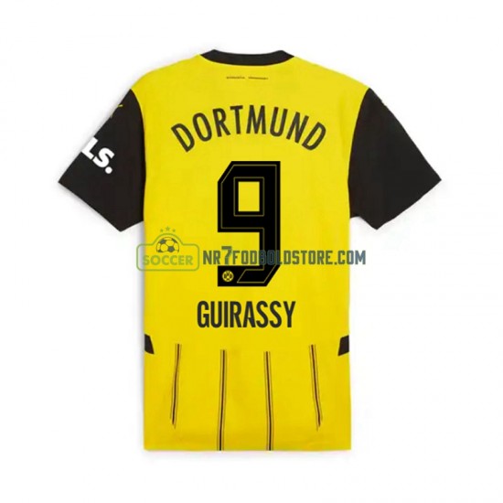 Borussia Dortmund Trøje Serhou Guirassy 9 Mænd Hjemmebane Fodboldsæt 2024-2025 Kortærmet