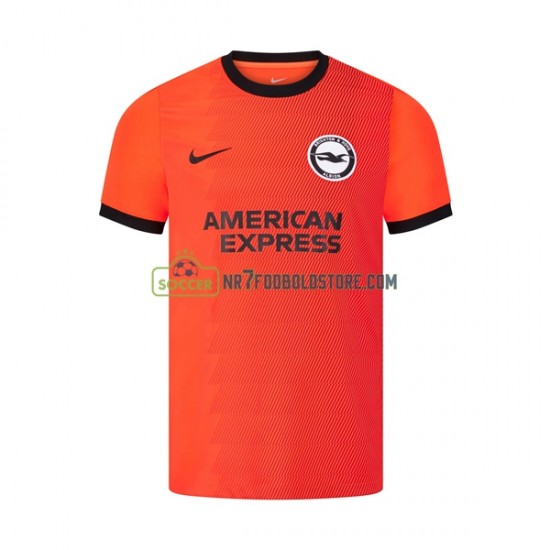Trøje Brighton Hove Albion Mænd Udebane Fodboldsæt 2022-2023 Kortærmet