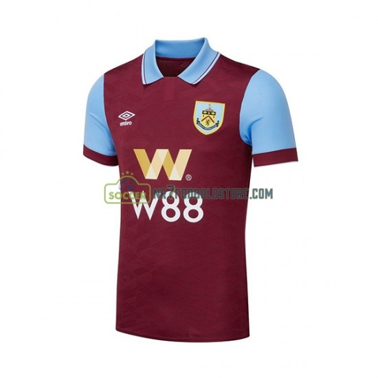 Trøje Burnley Mænd Hjemmebane Fodboldsæt 2023-2024 Kortærmet
