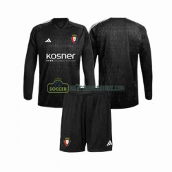 CA Osasuna Trøje Målmand Børn Udebane Fodboldsæt 2023-2024 Langærmet