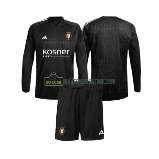 CA Osasuna Trøje Målmand Børn Udebane Fodboldsæt 2023-2024 Langærmet