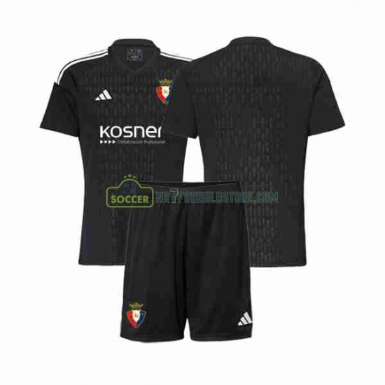 CA Osasuna Trøje Målmand Børn Udebane Fodboldsæt 2023-2024 Kortærmet