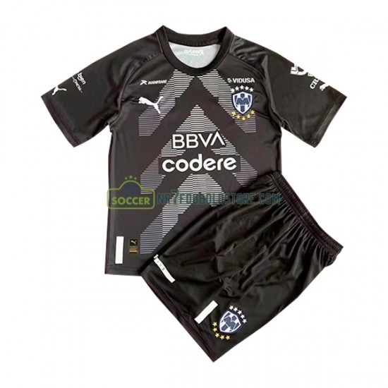 CF Monterrey Trøje Målmand Børn Udebane Fodboldsæt 2022-2023 Kortærmet