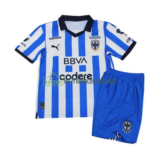 CF Monterrey Trøje Børn Hjemmebane Fodboldsæt 2023-2024 Kortærmet