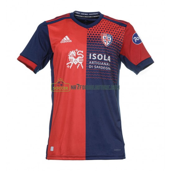 Cagliari Trøje Hjemmebane Fodboldsæt 2021-2022 Kortærmet 