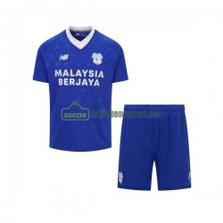 Cardiff City Trøje Børn Hjemmebane Fodboldsæt 2022-2023 Kortærmet