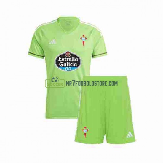 Celta de Vigo Trøje Målmand Børn Hjemmebane Fodboldsæt 2023-2024 Kortærmet