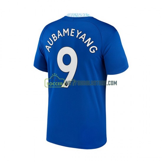 Chelsea Trøje Aubameyang 9 Mænd Hjemmebane Fodboldsæt 2022-2023 Kortærmet