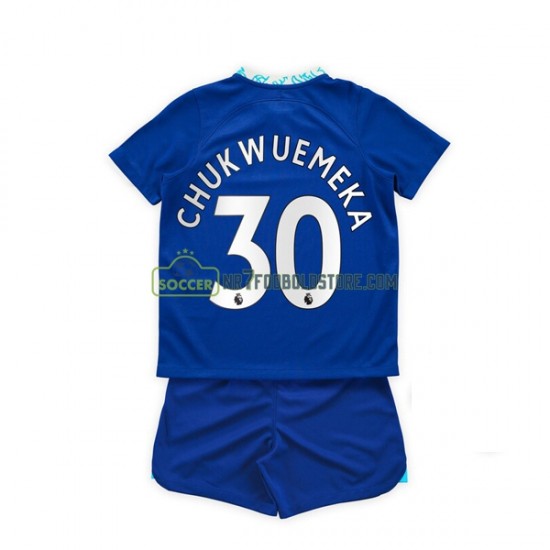 Chelsea Trøje Chukwuemeka 30 Børn Hjemmebane Fodboldsæt 2022-2023 Kortærmet